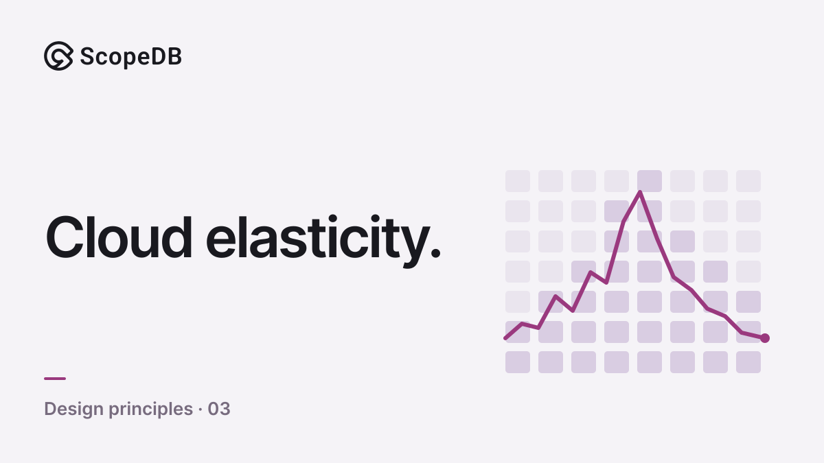 Cloud Elasticity: Three ScopeDB Design Principles (Part 3)